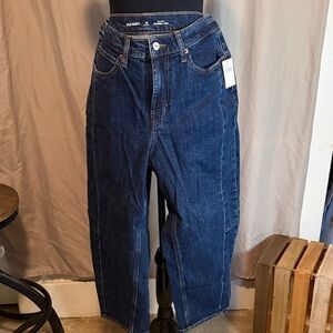 Old Navy Women's Indigo Barrel Leg Jeans